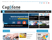 Tablet Screenshot of capstonebpo.com